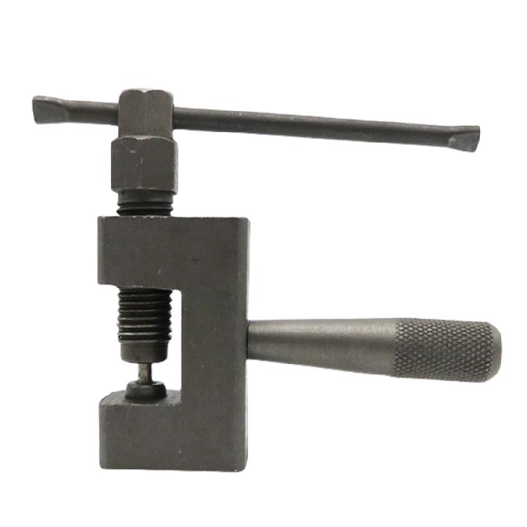 Размыкатель мотоциклетной цепи Размыкатель цепи из углеродистой стали Разделитель Звеньев Заклепыватель Заклепывающий Набор ремонтных инструментов Комплект Для мотоцикла 1