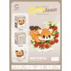 Kawaii Panda Cat Flower Moon Cartoon Building Blocks Toy Assembly Model for Girls Kids Christmas Gift