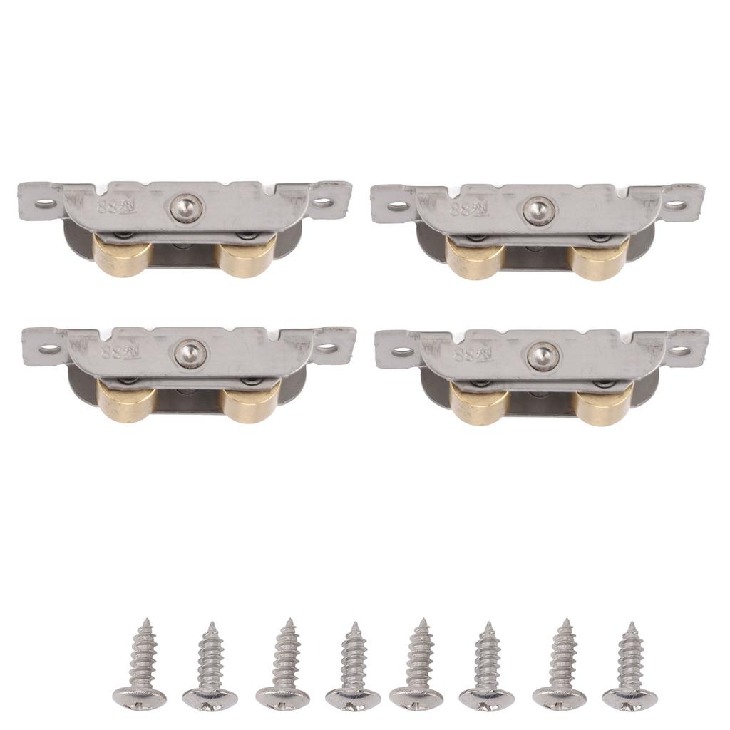 4 Sady Koleček pro Posuvné Terasy Náhradní Kolečková Sestava pro Posuvné Dveře Ložisko typu 88 pro Domov