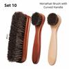 Long Handle Polishing Applicator Wooden Handle Shoe Boot Care Brush  Shoe Polishing