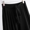Gonna Lunga A-Line a Vita Alta con Orlo Irregolare da Donna