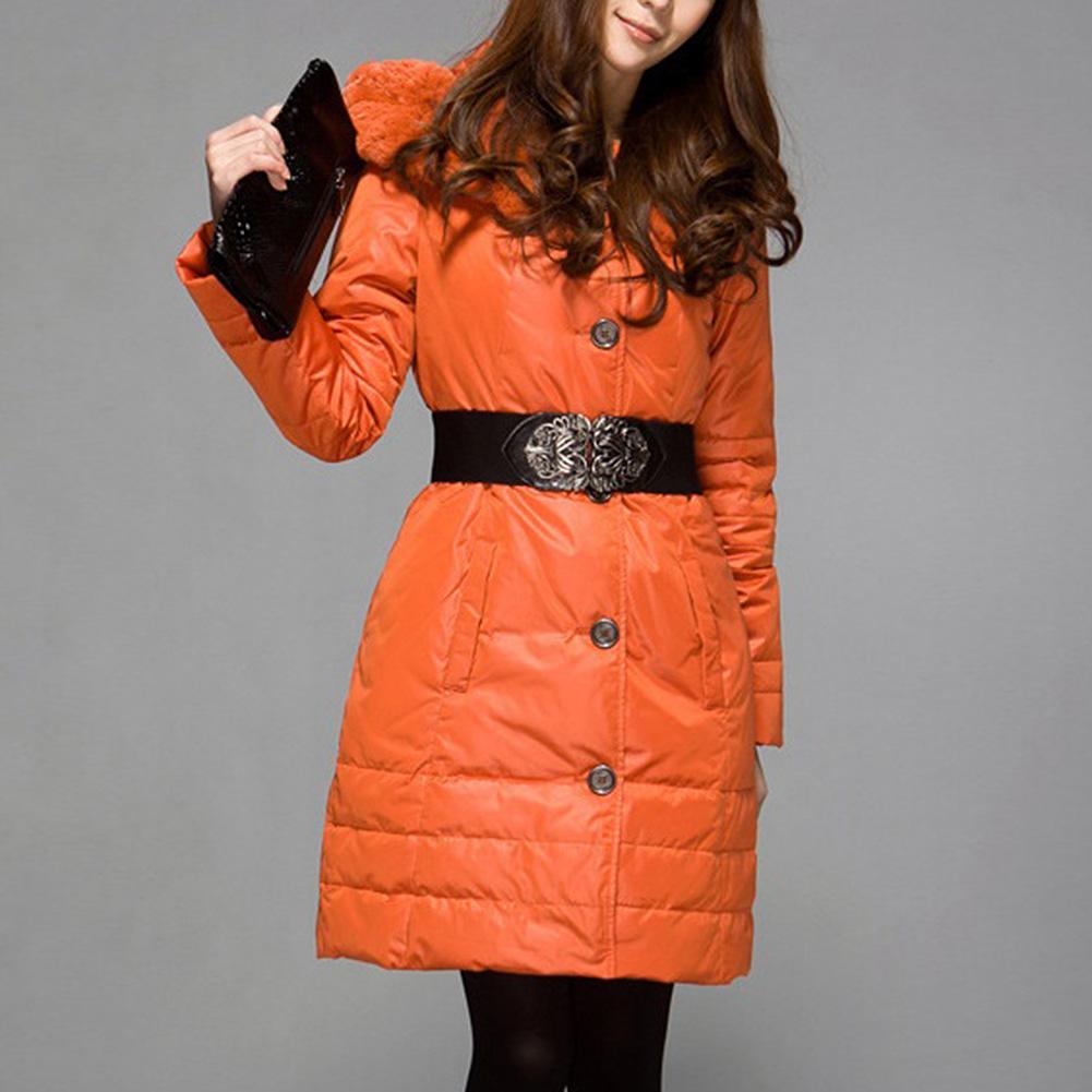 Women Fashion Elastic Wide Waistband Simple Leather Belt Decoration