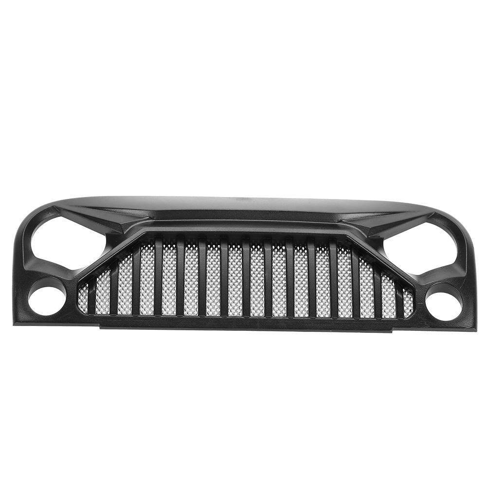 Nylon Angry Eyes Grille Body 1:10 Car Front Accessory Set for Jeep Wrangler Crawler