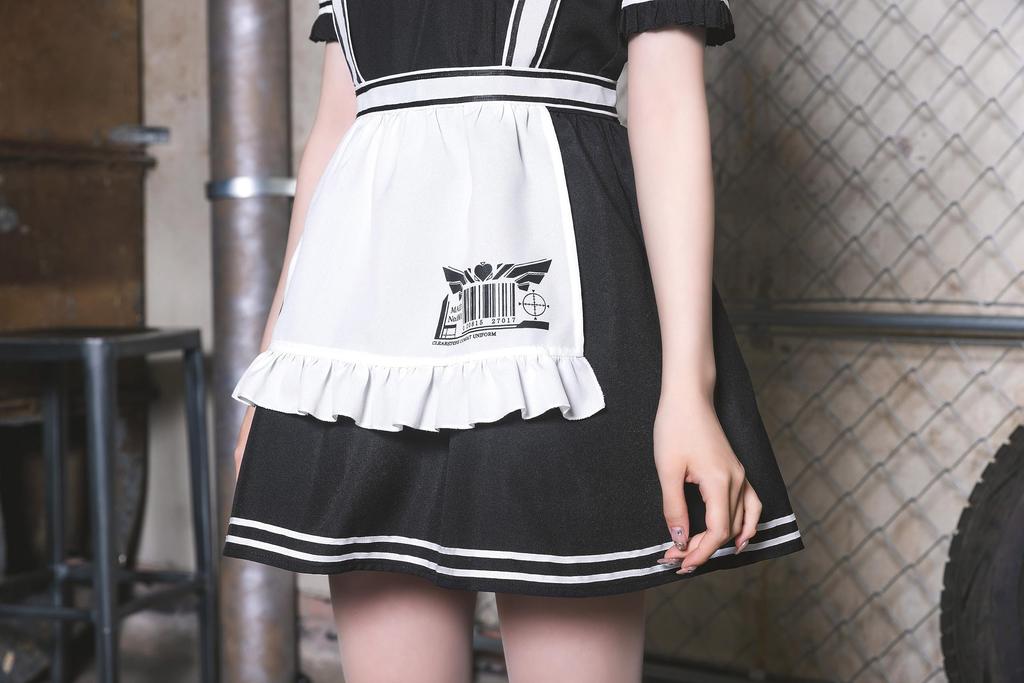 Clearstone Monocule Cosplay Halloween Maid Black Women's
