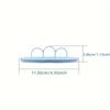 1pc Bathroom Massage Brush Silicone Bath Brush Soft Bristles Three Finger Shower Body Cleaning Brush, Body Scrubber, Bath Sponge