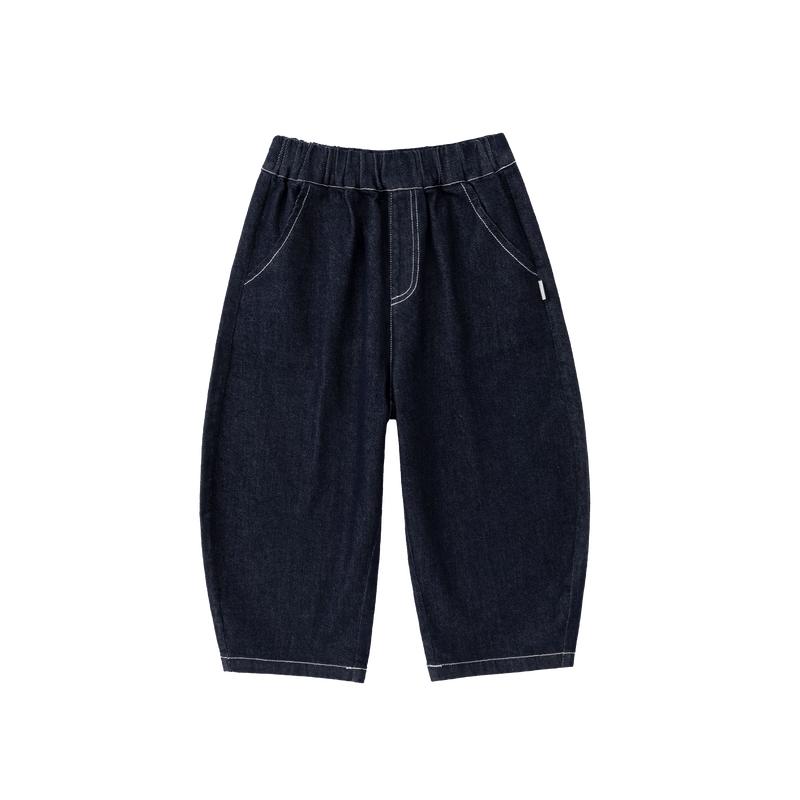 Dudu Family Girls  Korean Style Arc-Cut Denim Jeans 90