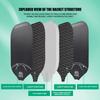 Triple Ace Pickleball Paddle USAPA Certified T-700 Carbon Fiber Carbon 220g Light Weight Enhanced Friction Performance Non-Slip Sweat Absorbent Grip
