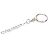 AUHX Metal Flute Keychain, Beautiful Flute Key Ring Gift, Practical Small Exquisite Gift for Hanging Keys or Decoration