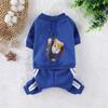Hoodless Fleece Kung Fu Bear Suit for Small Dogs & Cats (Autumn/Winter)