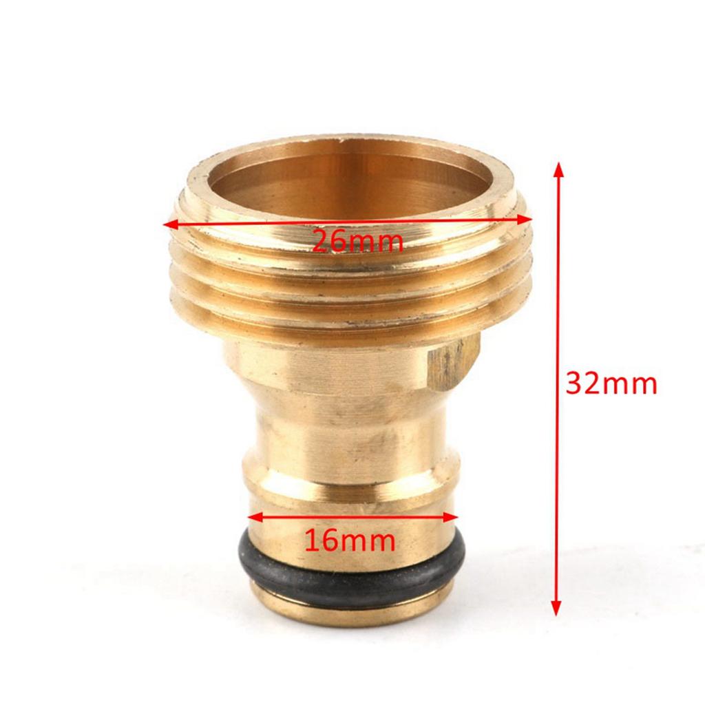 Tool Irrigation Brass Faucet Nozzle Adapter Hose Fitting Water Gun Joints Thread Quick Connector