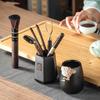 5Pcs Tea Set Heat-resistant Kung Fu Tea Ceremony - Wooden Chinese Gongfu Teaspoon Tea Tong Needle Set Tearoom Supplies