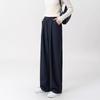 Scimitar Pants Women's Autumn Models, New Denim Blue High Waist Loose and Thin Sports Casual Banana Pants