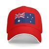 Flaga Australii Swobodna Czapka Baseballowa Myślistwo Kemping Ciężarówka Wiosna Dropshipping Para Kobiety Design Czapki Baseballowe