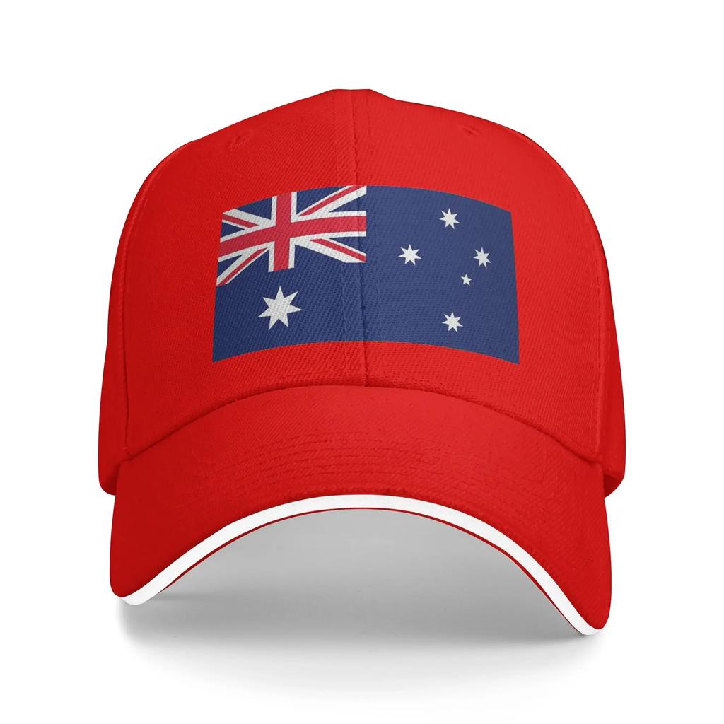 Flaga Australii Swobodna Czapka Baseballowa Myślistwo Kemping Ciężarówka Wiosna Dropshipping Para Kobiety Design Czapki Baseballowe