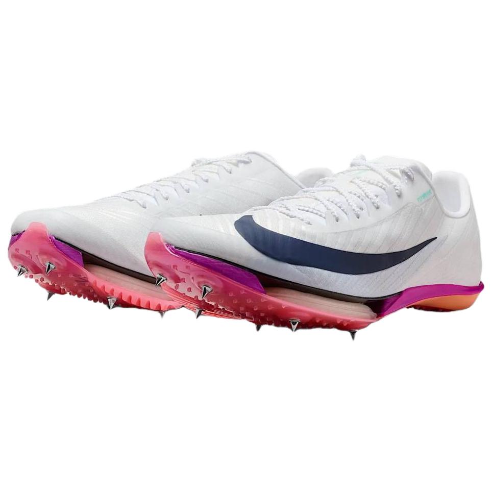 Nike Maxfly 2 White/Bright Crimson/Hyper Turquoise/Obsidian Men Cleats FD8395-100