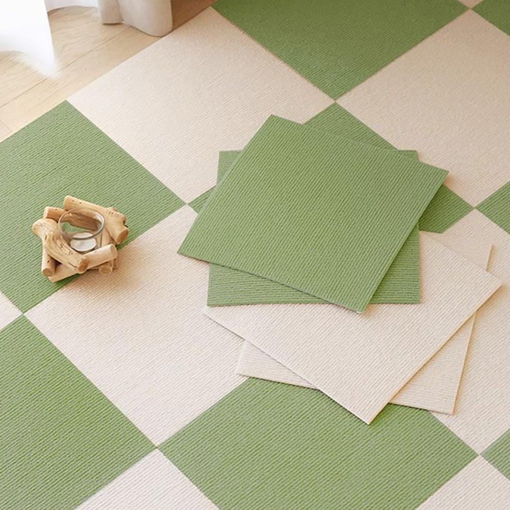 Self-adhesive Floor Mat Anti-slip DIY Home Furnishing High Quality Patchwork Capet  Office