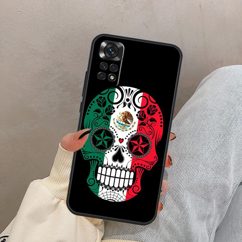 Mexican Skull Girl Tattooed Art For Xiaomi Redmi Note 13 10 12 11 14 15 Pro Plus Case Cover For Redmi 15 13C 12C 14C 10C 15C