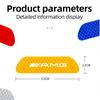 4XCar Door Reflective Stickers Safety Warning Mark Accessories For Mercedes Benz AMG W206 W204 W205 W212 W213 W221 W222 W223 AW1