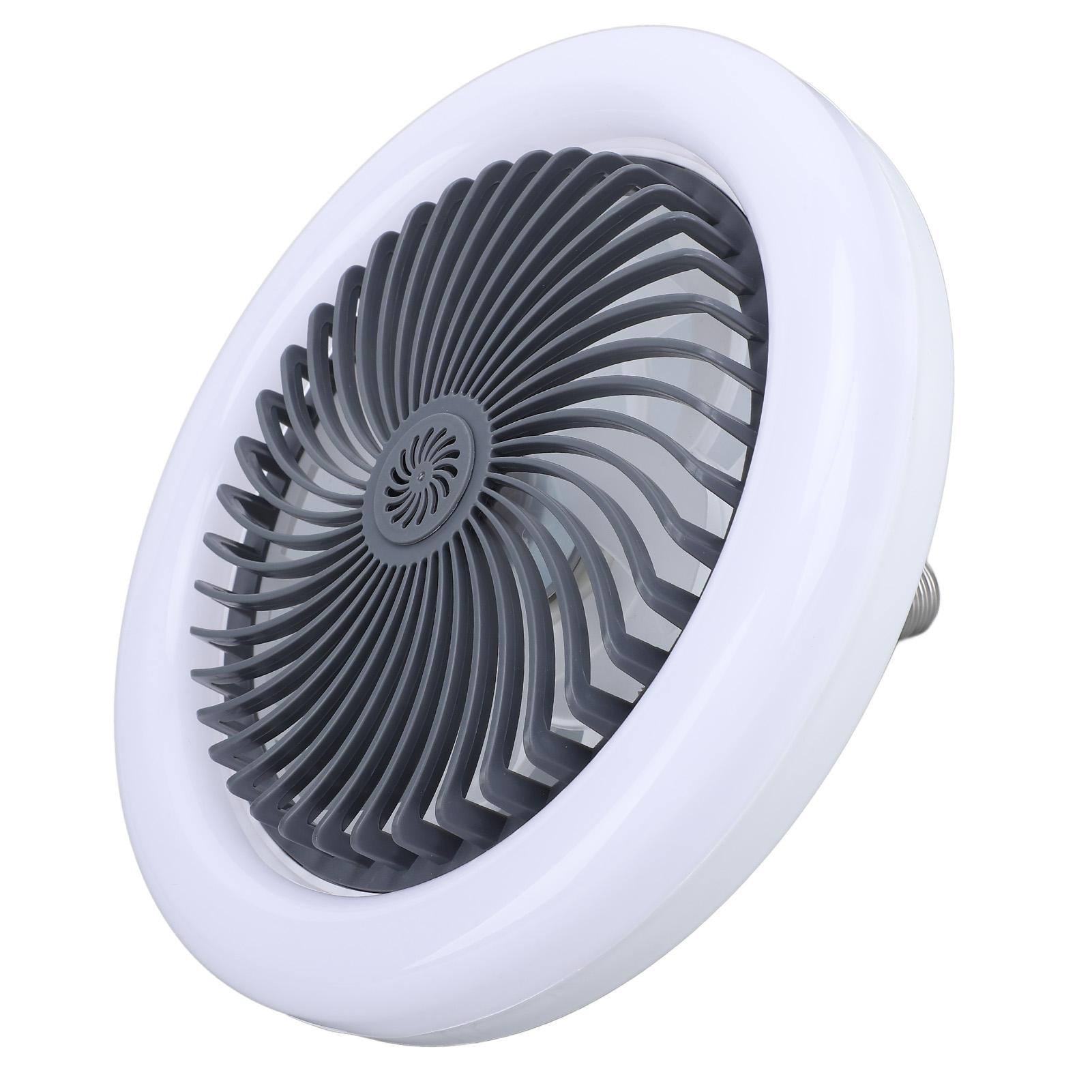 

Ceiling Fan with Light Remote 3 Wind Speed 3 Color Light Dimmable Rotating Removable Head LED Ceiling Fan for Bedroom