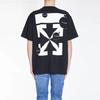 OFF WHITE T-shirt Coupe Oversize Flèches Ici OMAA038F20FAB0081001
