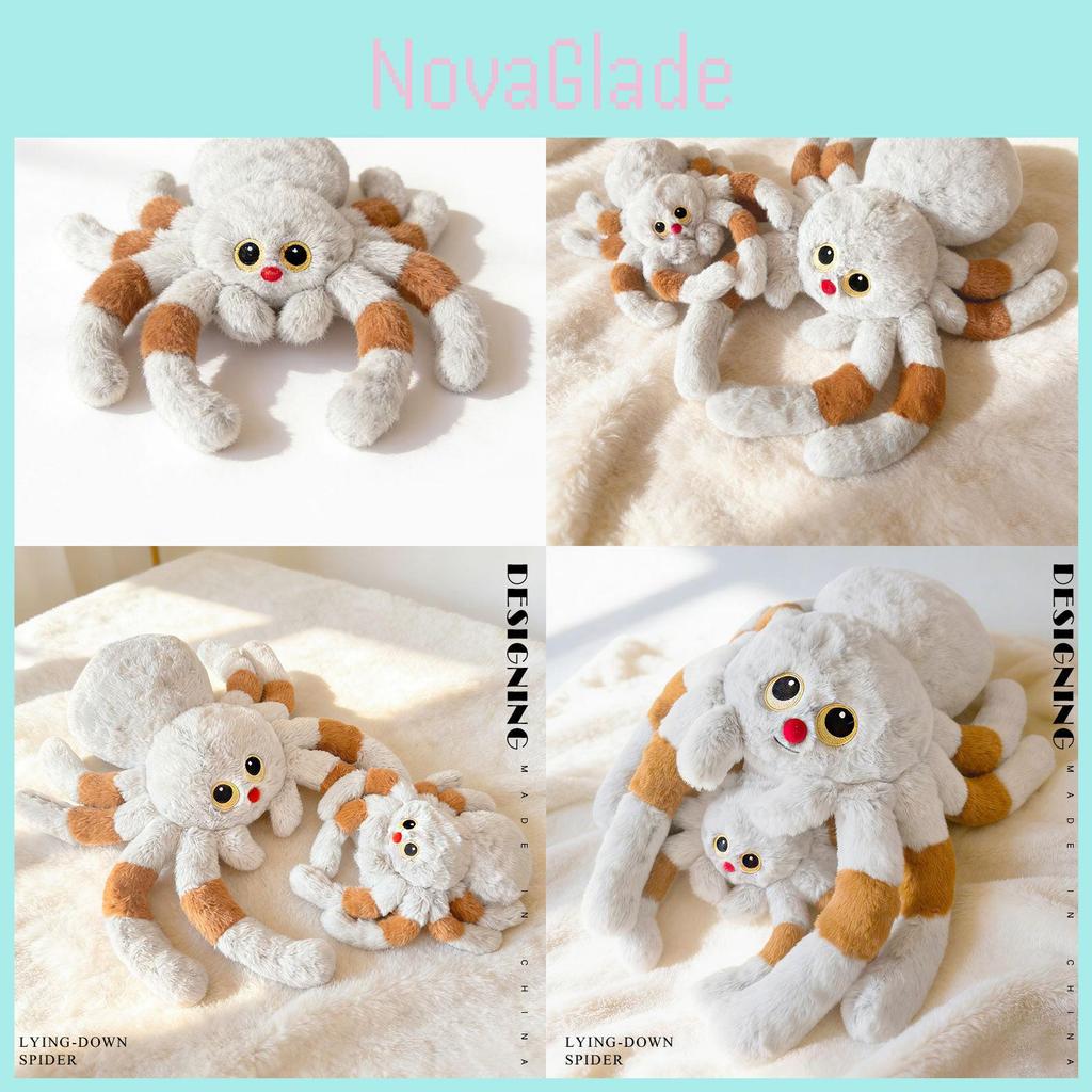 Plush Spider Toy Stuffed Doll For Kids And Adults