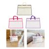 Pillow Storage Bag Handbag Portable with Zipper and Handles Tote Bag Closet