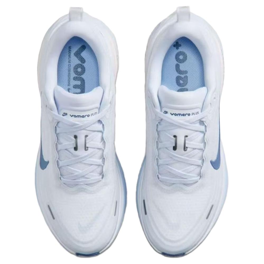 Nike Vomero Plus White Aluminum Women Sneakers Blue Football-Grey Mystic-Navy HV8154-108