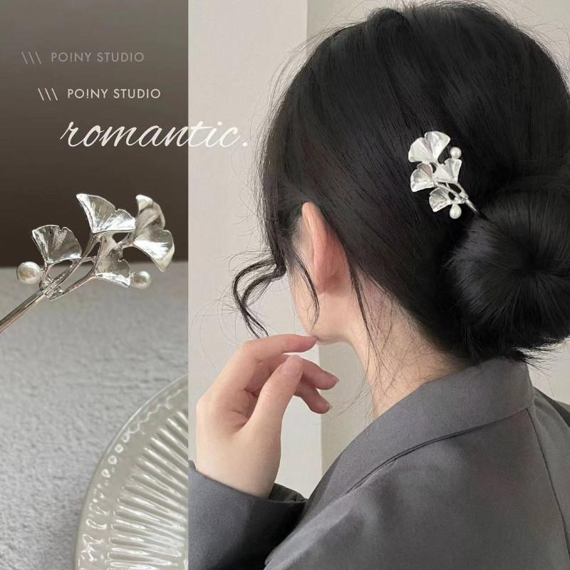Retro Chinese Style Tassel Hair Clip Women Hair Stick Pins Flower Handmade Hairpins Charm Jewelry Girl Hair Accessories