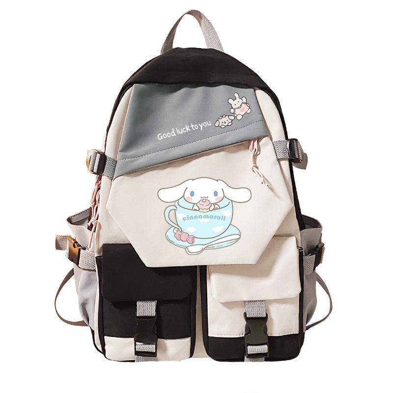 Cute Puppy Cartoon Printed Leisure Travel Bag, Primary And Secondary School Backpack