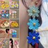 Handmade Earrings Raffia Mori Girl Style Ear Ring for Women Ladies Jewelry Gifts