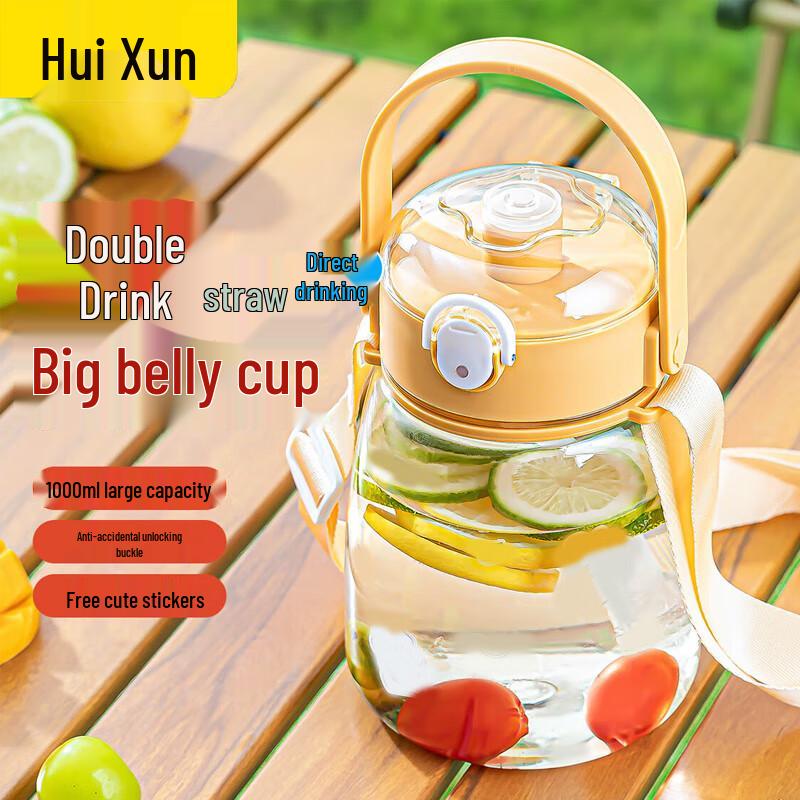 Children s Large Capacity Dual-Drink Sports Water Bottle