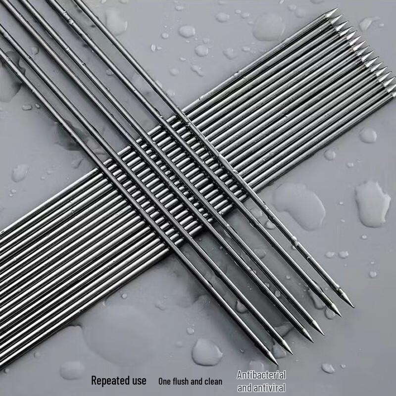 OEING Stainless Steel BBQ Round Skewers