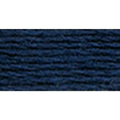 Fil à broder perlé - DMC - 116 - Bleu marine foncé - Taille 8 - 100% coton long fil
