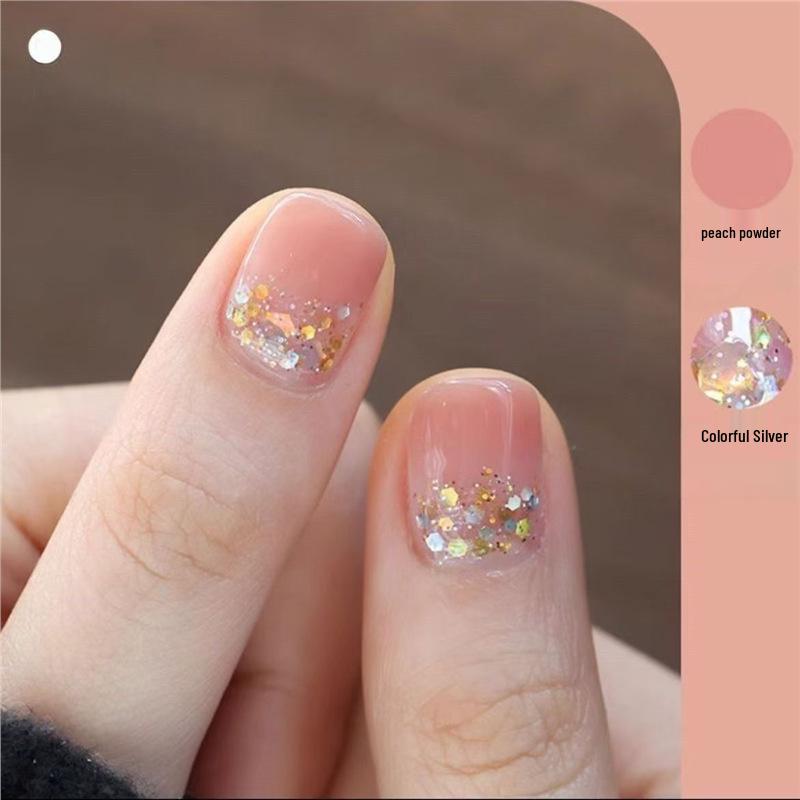 Whitening Water-Based Peelable Nude Nail Polish - Odorless, No-Bake, Ice Clear