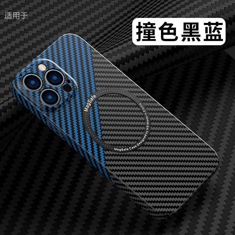 Applicable To Apple 11promax Mobile Phone Case iPhone11 Kevlar Carbon Fiber Pattern Protection All-inclusive Ultra-thin and Anti-drop.