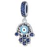 Charming Evil Eye Bead With Inlaid Stones Pendant DIY Handmade Bracelet Jewelry Making Accessories