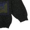 N.A.P 80s 90s Old Geometric Pattern Patch Long Sleeve Knit 56/58 Sweater Men's Used