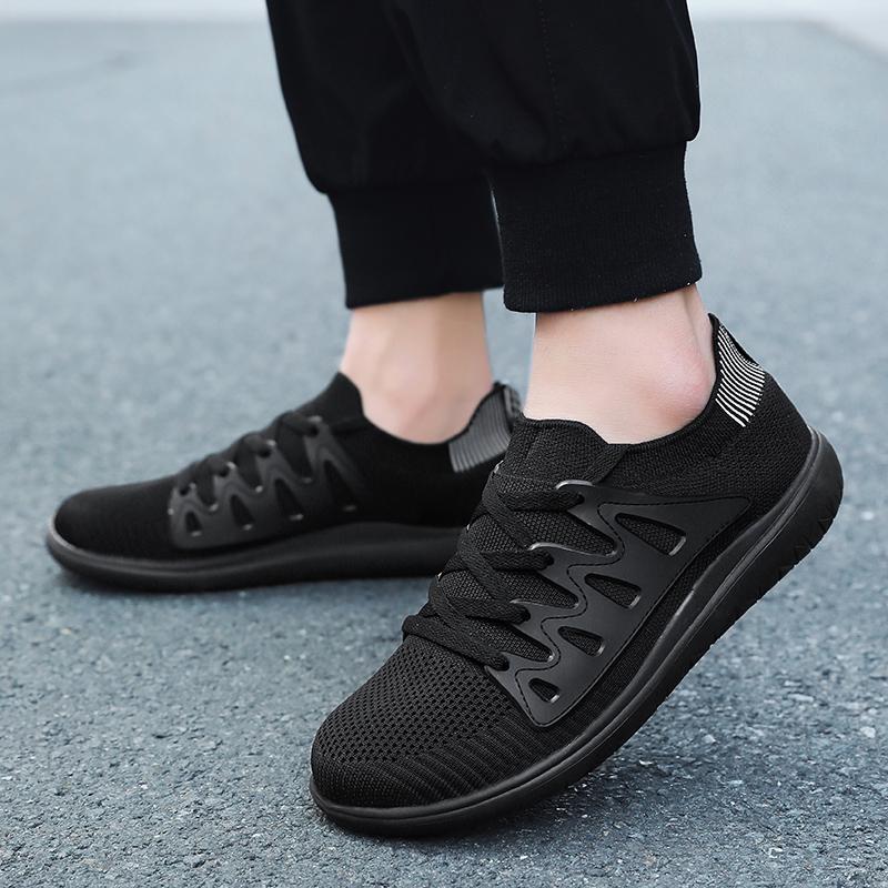 Fashion 2024 Wide Toe Barefoot Flats Shoes For Men 2024 Summer Breathable Men's Minimalist Shoes Wide Toe Casual Walking Sport Shoes