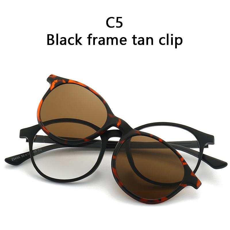 Reading Glasses Anti Blue Light Blocking Sunglasses Magnetic Clip On 6 In 1 Prescription Eyewear For Men Fashion