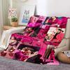 Harrystyles Flanella Morbida Coperta Calda Coperte Retrò per Letti Camera da Letto Soggiorno Coperta per Divano Coperta da Viaggio Picnic