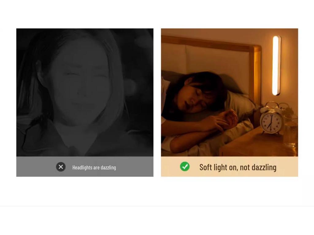 Intelligenter kabelloser Körper-Sensor LED-Nachtlichtstreifen für Zuhause, Flur und Kleiderschrank