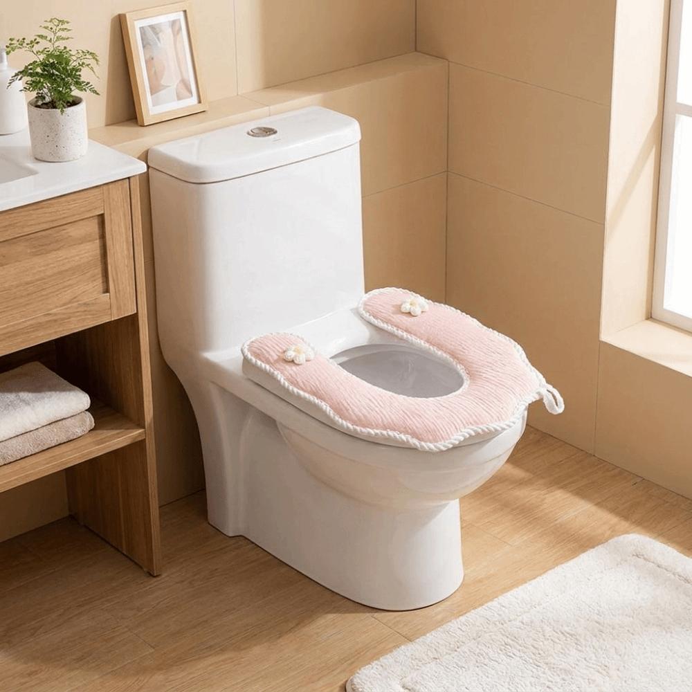 Breathable Toilet Seat Pad Washable Potty Mat Toilet Seat Accessories Toilet Seat Cover  Bathroom