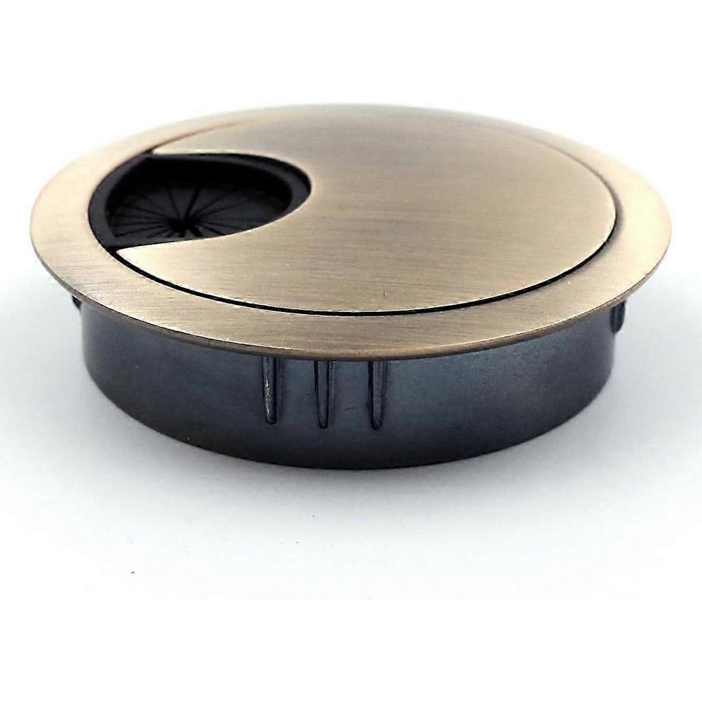 SeraphinaT Desk Grommet for Wire Organizer, Bronze, Fits 2" Hole, Cable Management, 2-Pack, GBZ53
