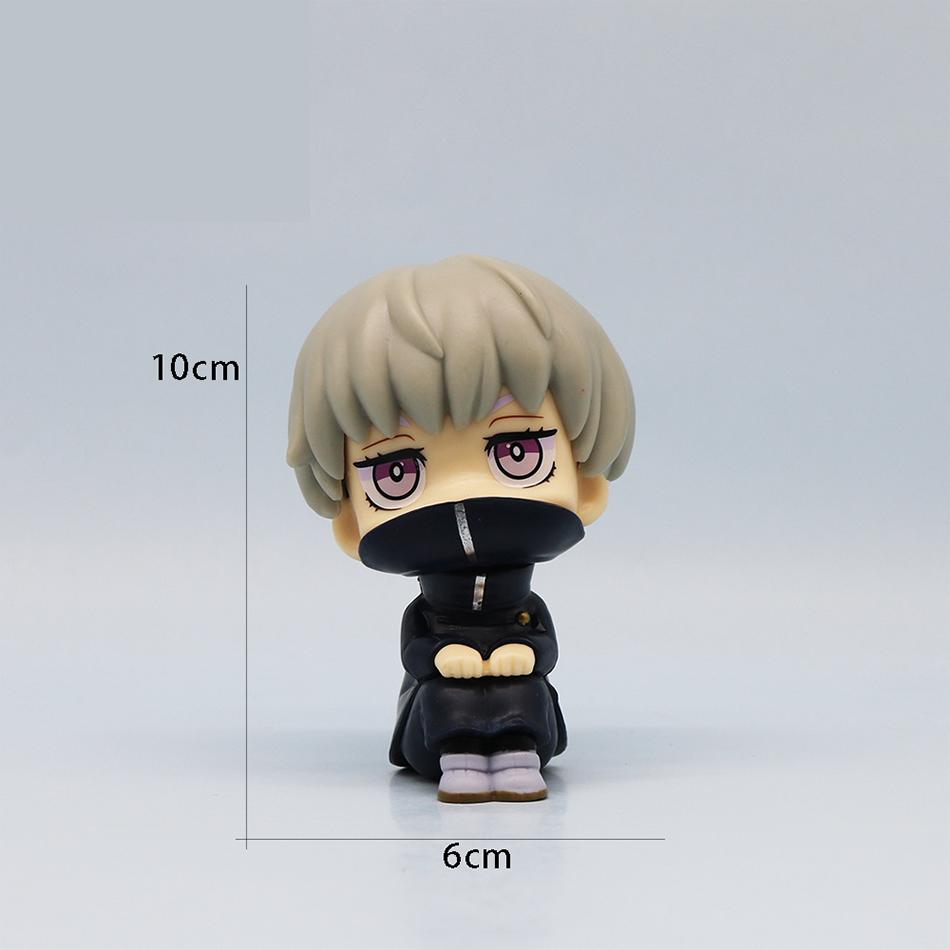 Nová sada 5 ks Jujutsu Kaisen Roztomilý Yuji Itadori Gojo Satoru Q Ver. PVC Akční figurky Anime Figurka Model Hračky Sběratelská Panenka Dárek