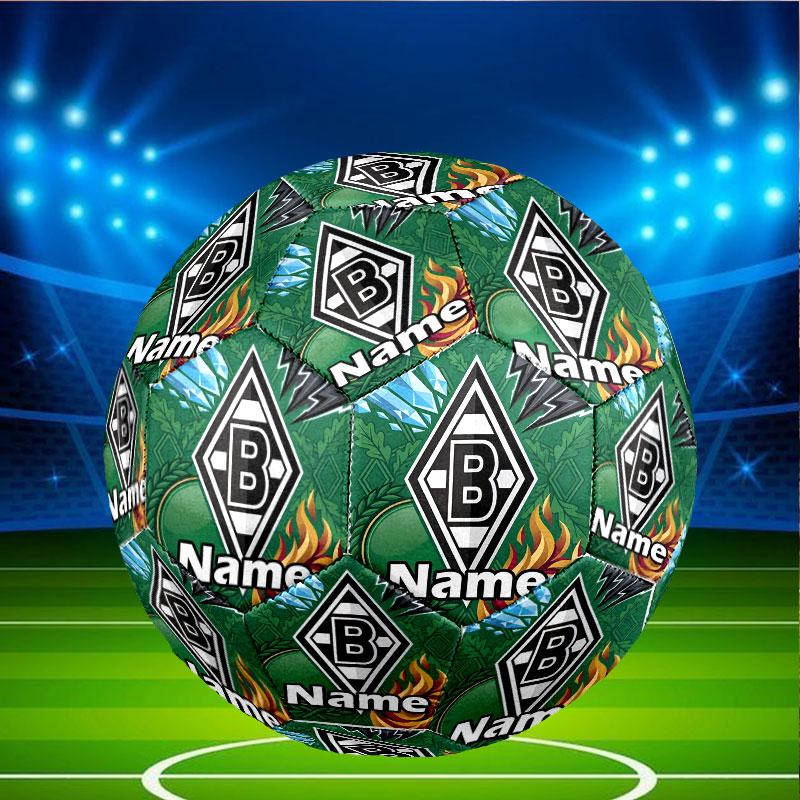 Custom Name Personalized Borussia Monchengladbach Print Size 5 Soccer Ball Training & Match Football, for Team, Kicking, Gift for Football Enthusiasts