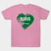 T Shirt Women Grungy I Love Saudi Arabia Heart Flag Harajuku Print Kawaii Tshirt Summer Short Sleeve Female T-Shirt Top Tee