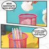 2 pcs Round Storage Tube Metal Desktop Organizer Lightweight Pen Holder  Stationery Storage
