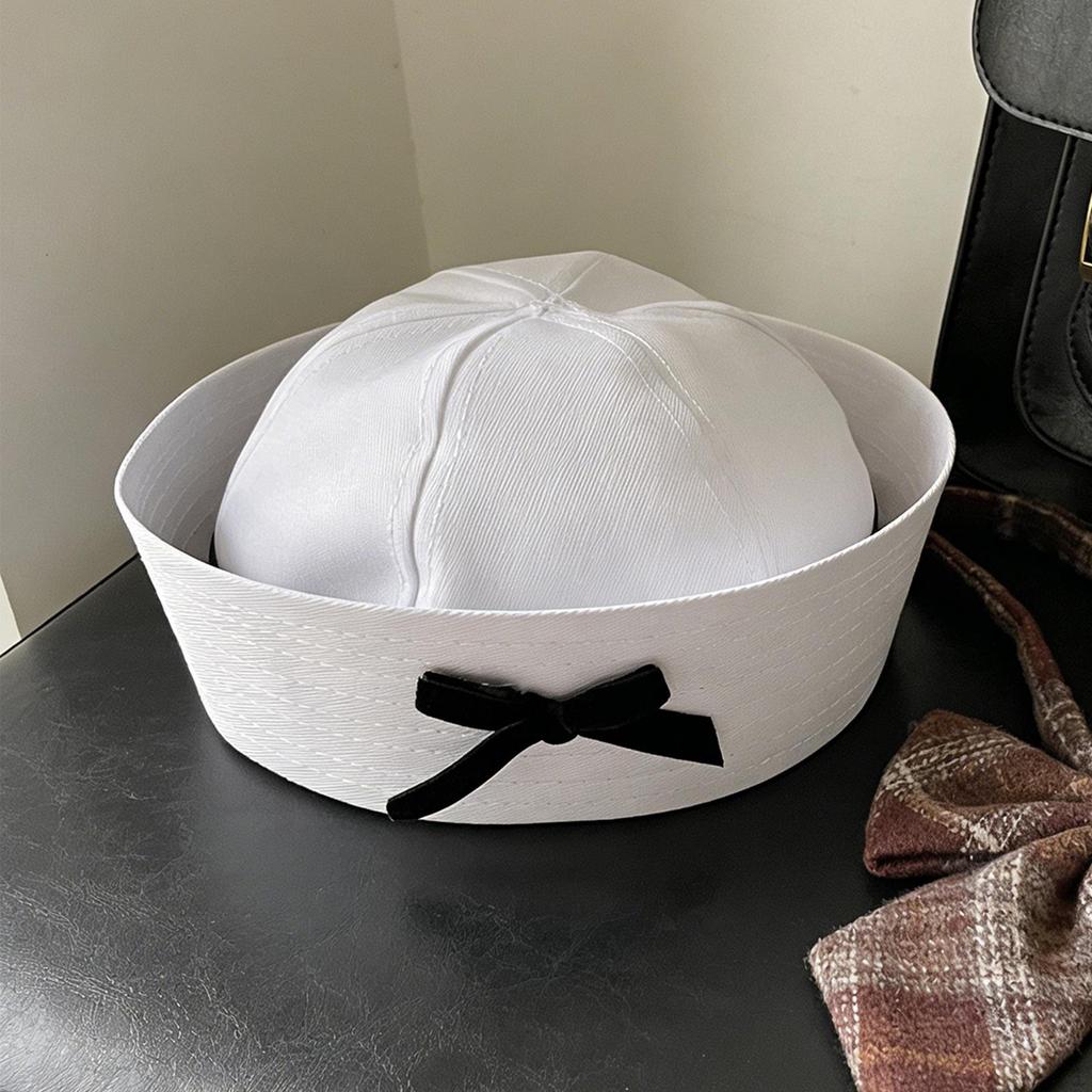 Elegant Sailor Hat Costume Accessory Photo Sail Sturdy Structure Polyester Comfortable Cosplay for