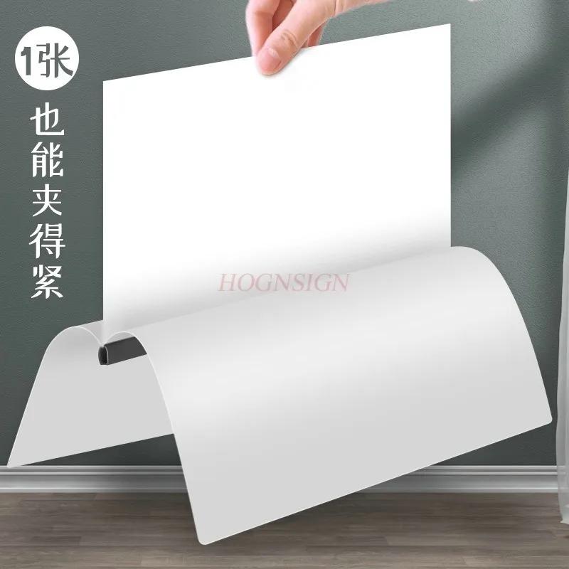 5pcs A4 pull-out rod, transparent insert, office supplies, loose leaf,Pull rod folder, folder, book folder, data storage book,