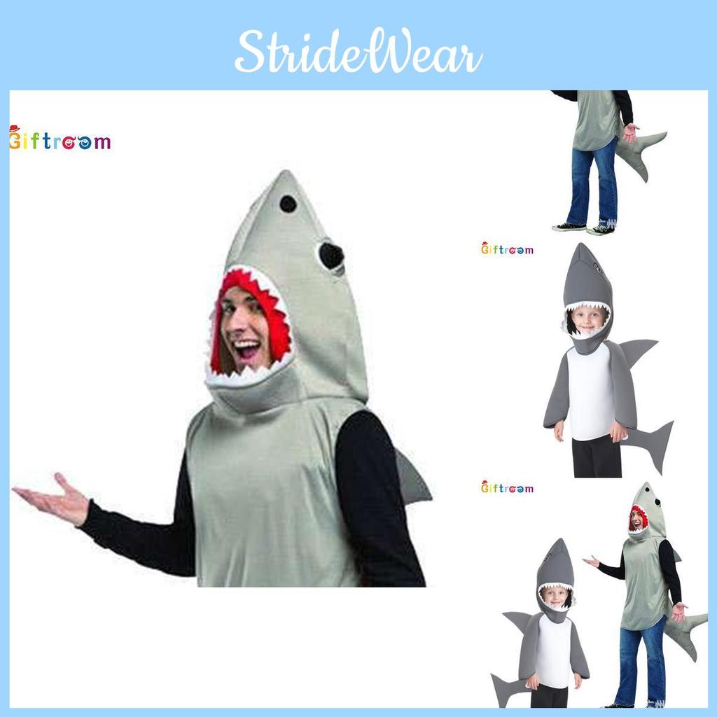 Playful Shark-themed Apparel For Boys Great For Dress Up And Family Costume Events